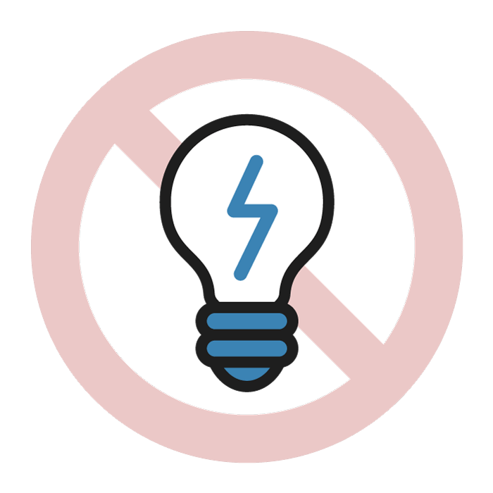 停電のイラスト